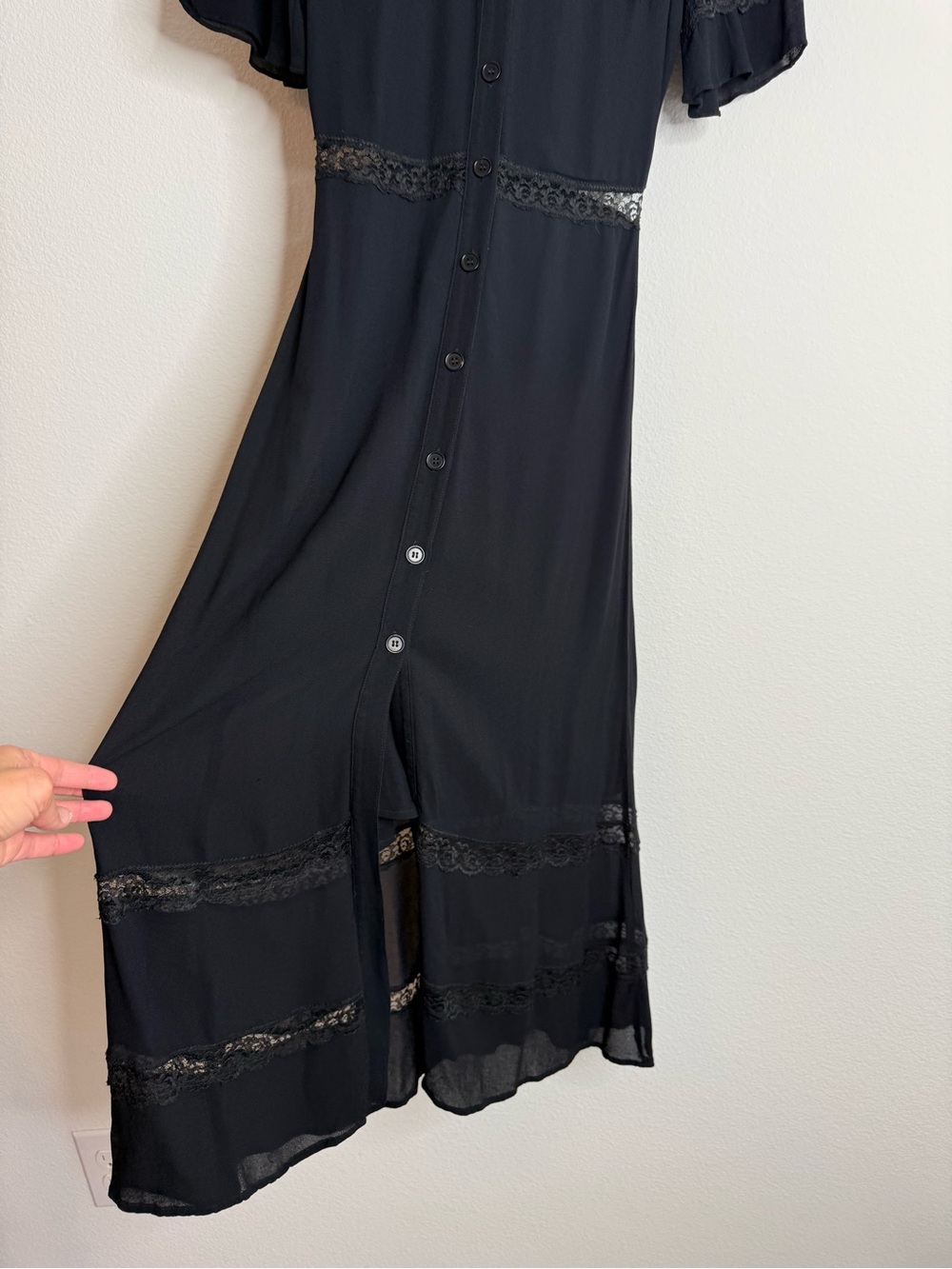 Reformation Woodsen Dress Sz 2 - Picture 8 of 16